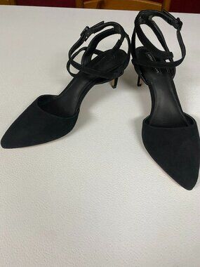 Antonio Melani Black Ankle strap heels